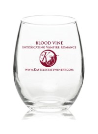 Blood Vine wine glass